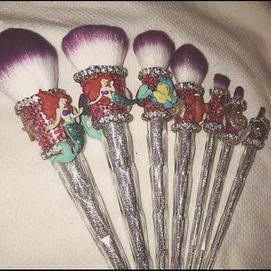 Disney the little mermaid makeup brushes